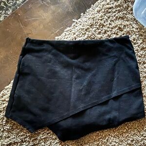 Black skirt with shorts